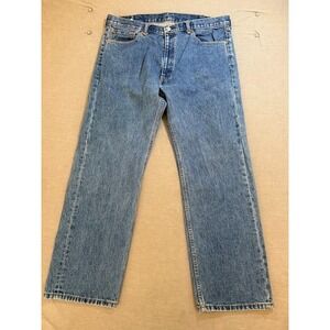 Levi's 505 Jeans Mens 40 Blue‎ Denim Straight Loose Pocketed Men 40X30.